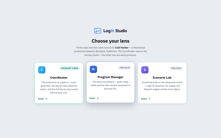 LogIt Studio preview